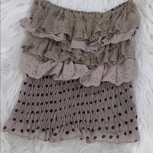 Crop raffle top - Picture 2 of 5